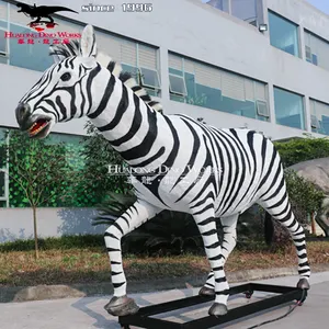 Vendita calda a grandezza naturale popolare personalizzabile di simulazione animale animale animale zebra Animatronic robot per zoo