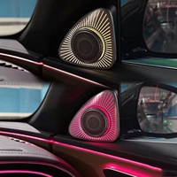 SJC Nouveau tweeter rotatif 5D avec éclairage ambiant 64 couleurs pour Mercedes-Benz GLC/C/E/S Classe W206 W214 X253 W205 W213 W223