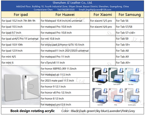 Support rotatif à 360 degrés coque arrière en acrylique transparent pour <span class=keywords><strong>Huawei</strong></span> Matepad 11.5 Air Mad Pad Honor X9 X8 10.1 - Product Image 6