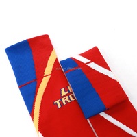 Chaussettes de sport personnalisées avec logo pour hommes et femmes, chaussettes de sport personnalisées pour le football, le soccer, la course à pied, technique de tricotage à motifs 3D