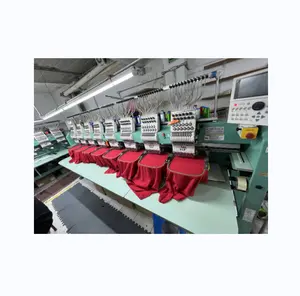 High speed Tajima TFMX-IIC 1208 12 needles 8 heads Embroidery Machine ready to ship