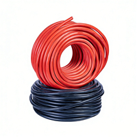 UL3512 2/0 AWG 70mm² Silikonkabel Flexibles Verzinntes Sauerstofffreies Kupferkabel 600V BESS Batterie-Verbindungskabel 200C Wechselrichter-Stromanschluss