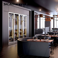SICAO Restaurant Cuisine Sèche Ager Vieillissement Fromage Vieilli Refroidisseur Viande Réfrigérateur Réfrigérateur Affichage Dri Age Vitrine Machine