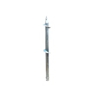 1000-3000mm, base solaire, supports, vis de terre d'ancrage, acier galvanisé à chaud, tige d'ancrage solaire, pôle de terre, vis en spirale