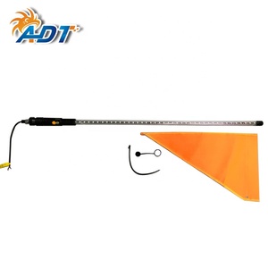 ADT 3/4/5/6ft LED Whip Flag Lights Waterproof Buggy Whip Antenna LED Single Color Pole - Product Image 5