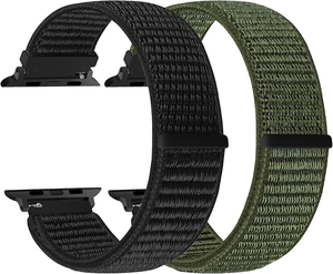 Correas Deportivas de Nailon para Reloj <span class=keywords><strong>Apple</strong></span> <span class=keywords><strong>Watch</strong></span> de 49mm 45mm 46mm 44mm 42mm 41mm <span class=keywords><strong>40mm</strong></span> 38mm Series 11 10 9 8 7 6 5 4 3 SE Ultra 3 2 1 - Product Image 2