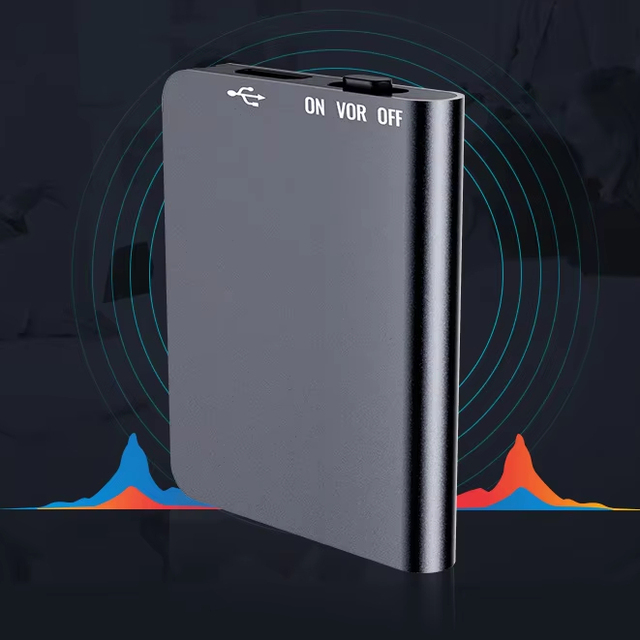 Mini Portable Voice Activated Digital Recorder Noise Reduction HD Recording 8GB Lectures Meetings Classes Interviews