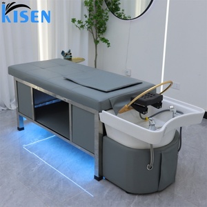 Kisen Shampoo Massage Bed Simple Thai Beauty <b>Table</b> Head Spa Hair Wash Salon Furniture Plumbing Required Customized Color - Product Image 2