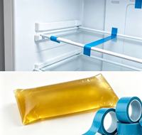 Bloc d'adhésif thermofusible jaune JCXC PSA résistant au froid pour ruban de fixation de réfrigérateur, revêtement industriel, approvisionnement direct usine