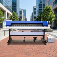 Nouvelle imprimante jet d'encre UV automatique 1 tête xp600 I3200 1800 mm rouleau-à-rouleau pour étiquettes et papier, garantie 1 an, haute vitesse