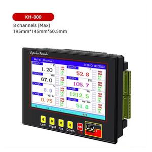 เครื่องบันทึกข้อมูลอุตสาหกรรม 8 ช่อง พร้อมจอ LCD ดิจิตอล บันทึกอุณหภูมิ รองรับ IP - Product Image 6