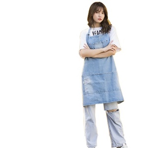 Hot Sell Cotton Denim <b>Apron</b> Fashion Korean Adult Baked Overalls - Product Image 1