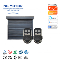 NB MOTOR 120Nm-260Nm Motor central con accesorios de diseño italiano remoto para puerta de garaje de persiana enrollable de hotel moderna