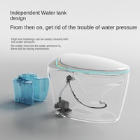 WC intelligent moderne en céramique avec télécommande, bidet électronique automatique de luxe pour salle de bain