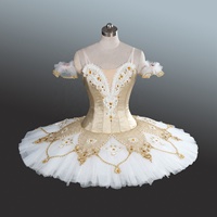 Robe tutu de ballet classique pour filles avec 12 couches de variations de crêpes en tulle rigide Herta Raymonda pour la danse Made in Pakistan