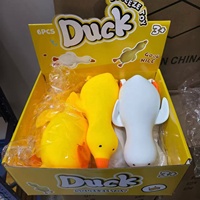 KK 580 Grammes Farine Nouveau Jouet Squishy Géant en Forme de Canard, Extra Grand et Doux, à Remontée Lente, Anti-Stress, Jouet Fidget