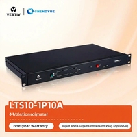 Commutateur de transfert statique automatique Vertiv STS 10A, redondance double alimentation UF-LTS10-1P, commutation rapide, monophasé, efficacité 99%, USB