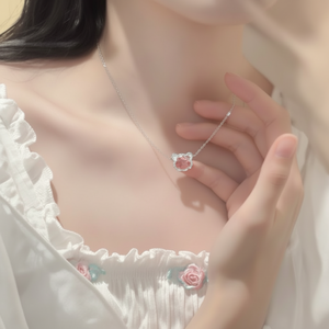 Tending Fashion fatto a mano minimalista farfalla perle di strass collane a strati vendita calda all'ingrosso - Product Image 1