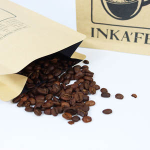 Sachets de café PE & PET recyclables en gros personnalisés d'usine 250g & 500g emballage de thé de sac à fond plat imprimé en couleur - Product Image 4