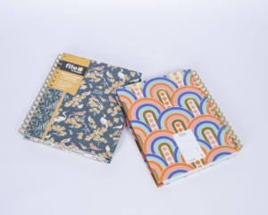 Cuaderno <span class=keywords><strong>Planificador</strong></span> de Hojas Sueltas con Espiral Multicapa de Alta Calidad y Color Personalizado, Cubierta de Papel Impresa con UV, 120 Hojas, para Oficina y Estudiantes - Product Image 1