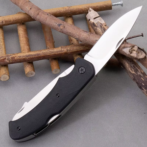 Portable Outdoor Camping and Hunting DIY OEM Folding Bushcraft Knife with Laser Engraving 3 <strong>Blades</strong> Plastic Saw &amp; Rope Cutter - Product Image 3