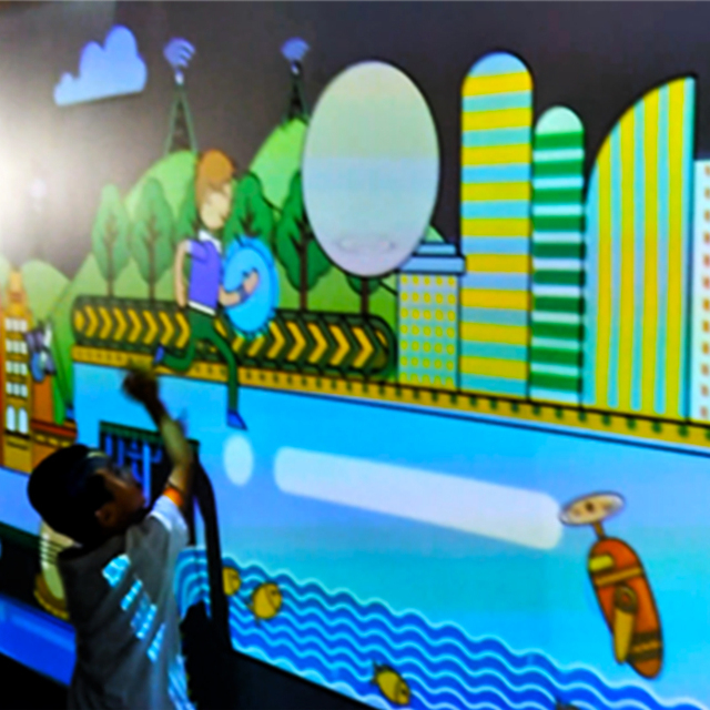Video Projection Interactive Game New Experience Interactive Video Mapping Projector