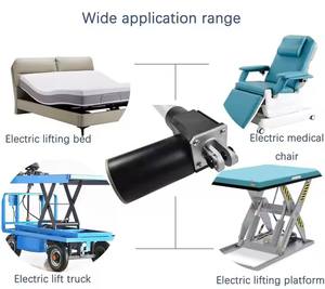 4 pouces de course 200 <span class=keywords><strong>Lbs</strong></span> de force 24V actionneur linéaire haute vitesse <span class=keywords><strong>moteur</strong></span> automobile robotique Fan-24V électrique aimant permanent - Product Image 6