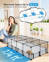 Clôture pour animaux de compagnie, cage pour chat, grotte, parc pour animaux d'intérieur, lapin, chat, petit chien, cage décorative