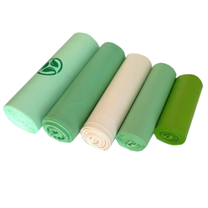 Bán Buôn Tùy Chỉnh Sinh Thái 100% Phân Hủy Compostable Phân Hủy Sinh Học Nhựa Rác Thùng Rác Túi Rác Với In Ấn Logo Trên Cuộn - Product Image 4