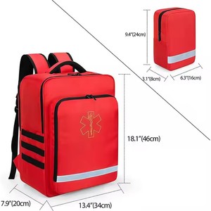 Mochila médica para EMS y socorristas de salud en el hogar First Responder Trauma EMT Bag con bolsas desmontables - Product Image 2