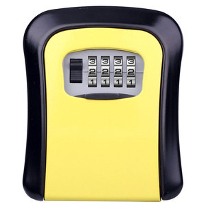 Boîte à clés antivol portable au meilleur prix, avec combinaison à 4 chiffres, pour outils, utilisation intérieure/extérieure, design moderne, montage mural - Product Image 5