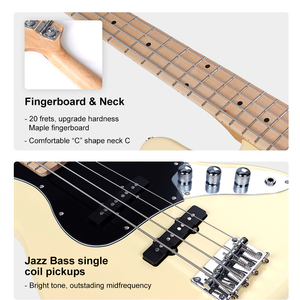 JB-01-kit de guitarra de <span class=keywords><strong>Jazz</strong></span> de 4 cuerdas, de marca personalizada, para guitarra eléctrica profesional - Product Image 6