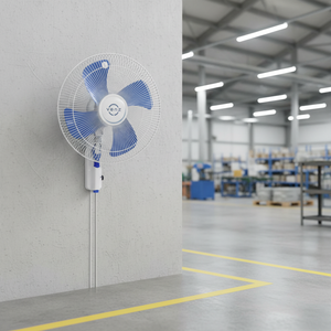 Ventilateur industriel VENZ, pales bleues, 18 pouces, mural, F30C, écoénergétique, pour l'industrie, les bureaux extérieurs, les hôtels et les foyers - Product Image 1