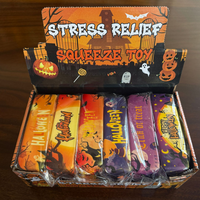 Jouet anti-stress en forme de bâton de beurre pour Halloween, personnalisé, en PU souple à remontée lente, pour la fête des déguisements