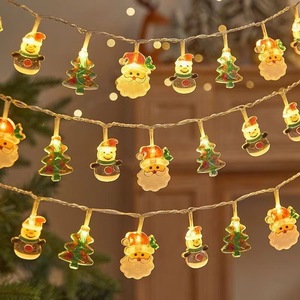 Christmas <b>Ball</b> <b>LED</b> String Lights Solar DC Battery Operated Plastic 10LED Decor for Christmas Tree - Product Image 2