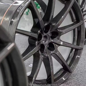 Roues en fibre de carbone Roc Custom 20 21 pouces 10 branches Roues de voiture de <span class=keywords><strong>sport</strong></span> Jantes légères 5x114.3 Roues en fibre de carbone pour <span class=keywords><strong>Ferrari</strong></span> 458 - Product Image 4