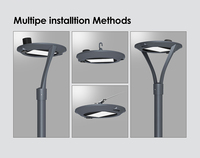 Lumière de jardin LED moderne pour extérieur IP66 en aluminium moulé sous pression 30W 50W 60W 80W 100W avec garantie de 5 ans
