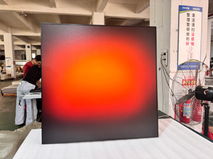 Lámpara de Pared Acrílica con Degradado de Luz del Amanecer al Atardecer, con Regulador de Intensidad Rotatorio Continuo, Decoración de Pared Iluminada Moderna de Lujo para Penthouse - Product Image 5