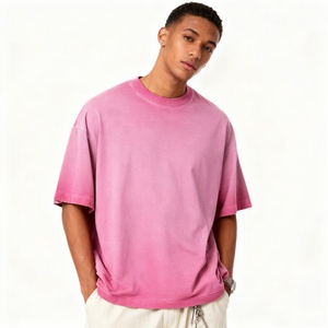 เสื้อยืดผ้าฝ้ายเนื้อหนาคุณภาพสูง TKAN633D ผลิตโดยผู้ผลิตเสื้อยืดหรูหรา สกรีนลายตามสั่ง เสื้อยืดเปล่าทรงโอเวอร์ไซส์ สไตล์วินเทจ ซักแล้ว สำหรับผู้ชาย - Product Image 2