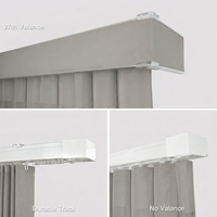 Store vertical électrique intelligent pour porte coulissante, contrôle par application Zigbee, fonctionnement programmé, lumière douce, rideau transparent