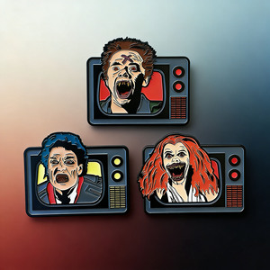 Épinglette personnalisée par le fabricant sur le thème des films d'horreur, badge de revers en émail souple pour Halloween - Product Image 5