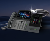 Module d'extension de téléphone IP Fanvil EM60, 60 touches DSS, écran LCD couleur 4,3 pouces, LED bicolore, BLF pour V65 V66 V67