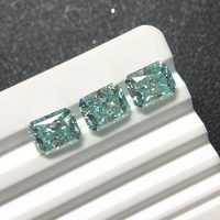 0.4-5ct Lâche Moissanite Aigue-Marine Bleu Couleur Moissanite Diamant Radiant Cut Pierres précieuses synthétiques en vrac