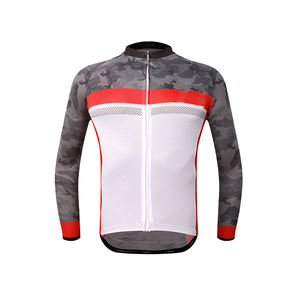 Vente directe du fabricant, maillot de cyclisme respirant à séchage rapide, imprimé par sublimation personnalisé, manches longues pour les événements d'équipe, course sur route - Product Image 1