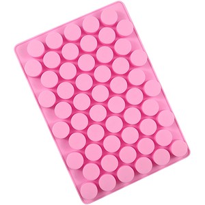 Vente en gros <span class=keywords><strong>Mini</strong></span> <span class=keywords><strong>moule</strong></span> vertical à chocolat en silicone de cire laquée 55 ronde en stock pour outils de bricolage à gâteau petit design cylindrique - Product Image 1