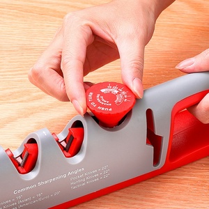 4 in 1 Knife <b>Sharpener</b> Tungsten Steel Kitchen Knife Accessories 3-Stage Knife <b>Sharpener</b> for Kitchen Knife and <b>Scissors</b> - Product Image 4
