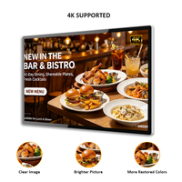 Affichage numérique et écran de kiosque de petite taille 32 pouces avec WIFI Bluetooth pour centre commercial, café, restaurant, hôtel