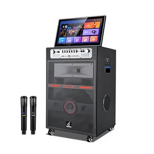 22inch Screen Battery Powered Professional 18inch Speaker 1000W Sound System Touch Screen Video Passive Speaker 558 Professional - Product Image 1