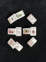 Jeu de Mahjong américain, 160 tuiles, avec étui souple à fermeture éclair et livre de scores, version américaine traditionnelle, pour club social