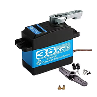 Servomoteur 35KG 40KG 45KG 180 degrés étanche 6.8V à couple élevé, servo numérique à engrenages entièrement métalliques pour voitures RC 1/8 1/10
